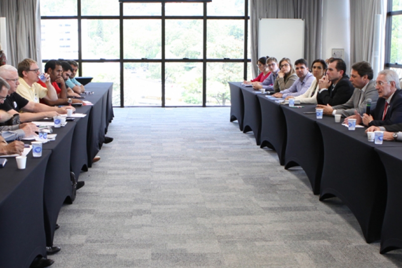 Reunião foi realizada nesta segunda-feira (27), em Florianópolis (foto: Filipe Scotti)