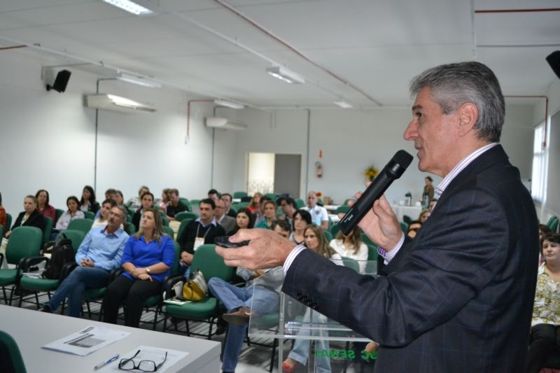 Carradore destacou esforços da FIESC para melhorar indicadores educacionais do Estado (Foto: PG Comunicação)