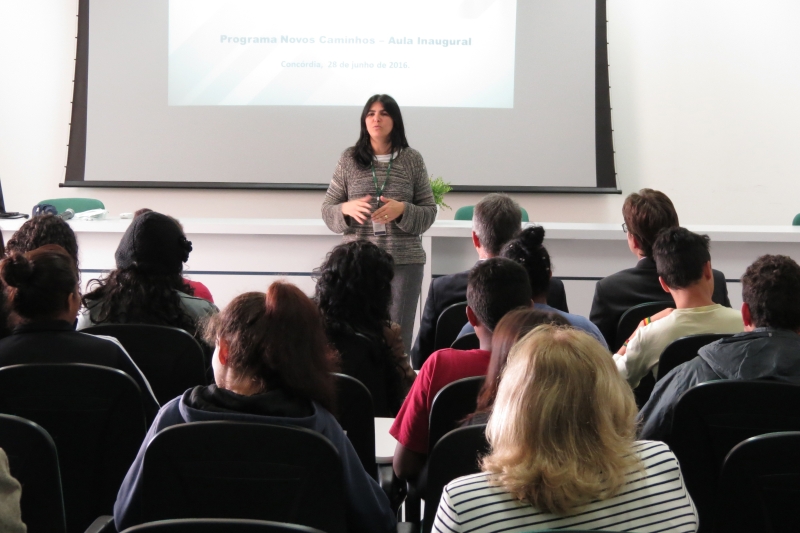 No Alto Uruguai, 23 adolescentes participarão das formações oferecidas por SESI, SENAI e IEL (Foto: Paulo Gonçalves)