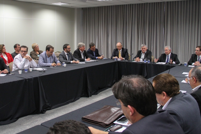 Mais de 60 lideranças e empresários participaram do lançamento da Câmara realizado na FIESC (Foto: Filipe Scotti)