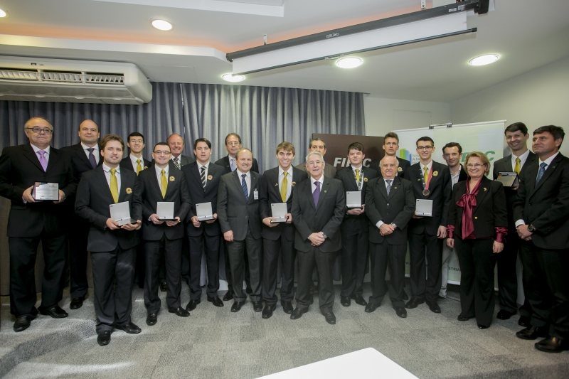 Homenagem aos competidores do WorldSkills e seus professores. Foto: Fernando Willadino