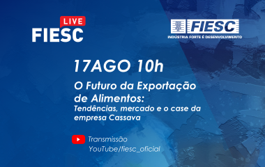 O futuro da exportação de alimentos e tendências de mercado são tema de live na próxima segunda (17)