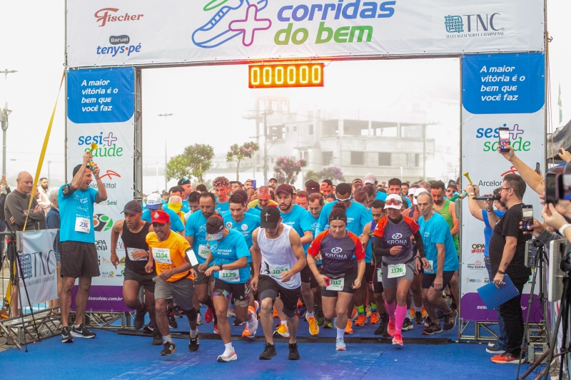 Circuito Corridas do Bem é aberto em Joinville com provas de 5 km e 10 km